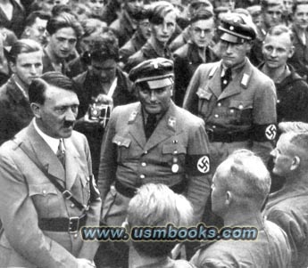 Adolf Hitler and Reichsleiter Dr. Robert Ley